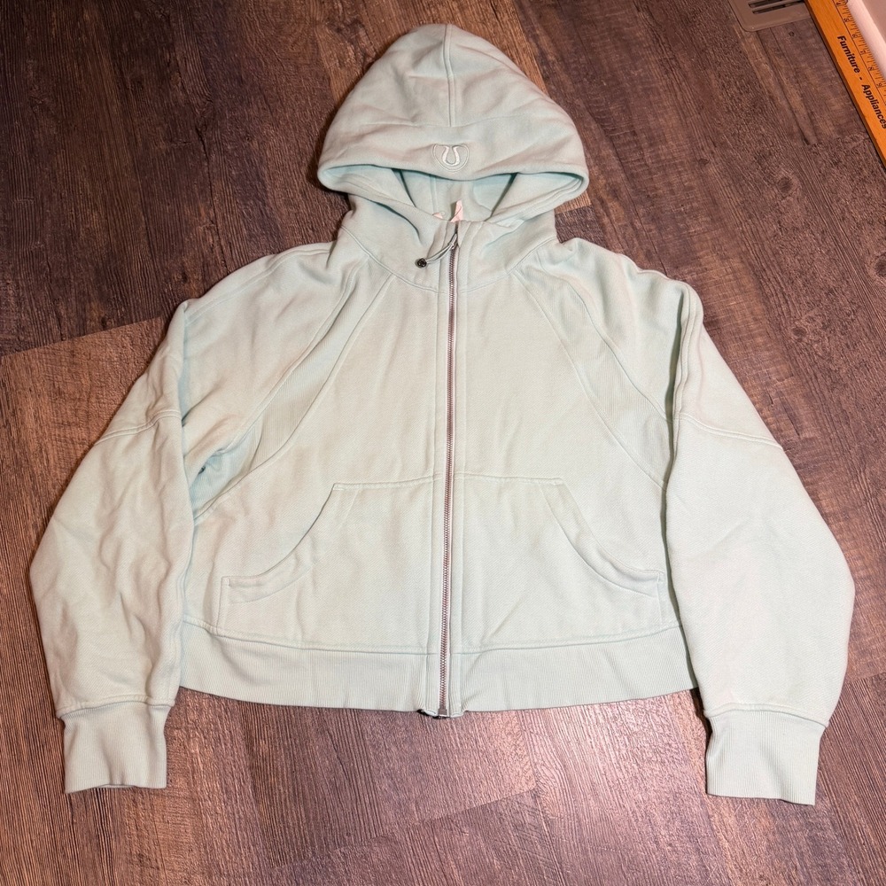 Lululemon Scuba Oversized Full Zip Hoodie Mint Green M/L